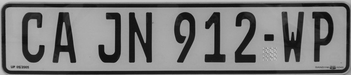 New number plates for Cape Town - Wanted in Africa